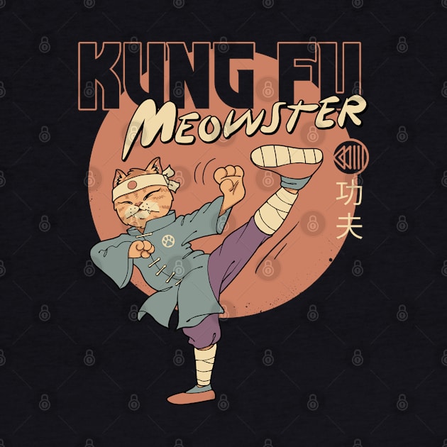 Kung Fu Meowster by Vincent Trinidad Art